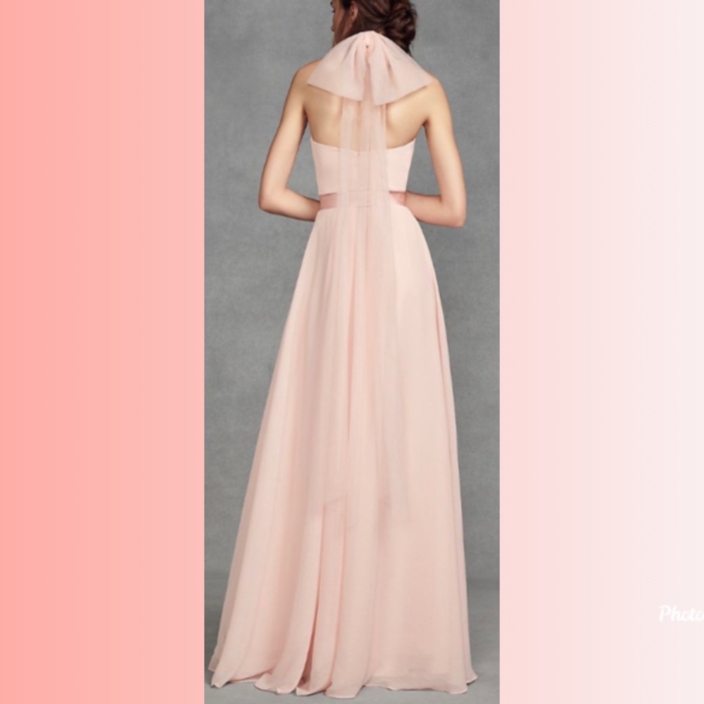 NWT White by Vera Wang David’s Bridal bridesmaid dress XS/0 in Blush Pink